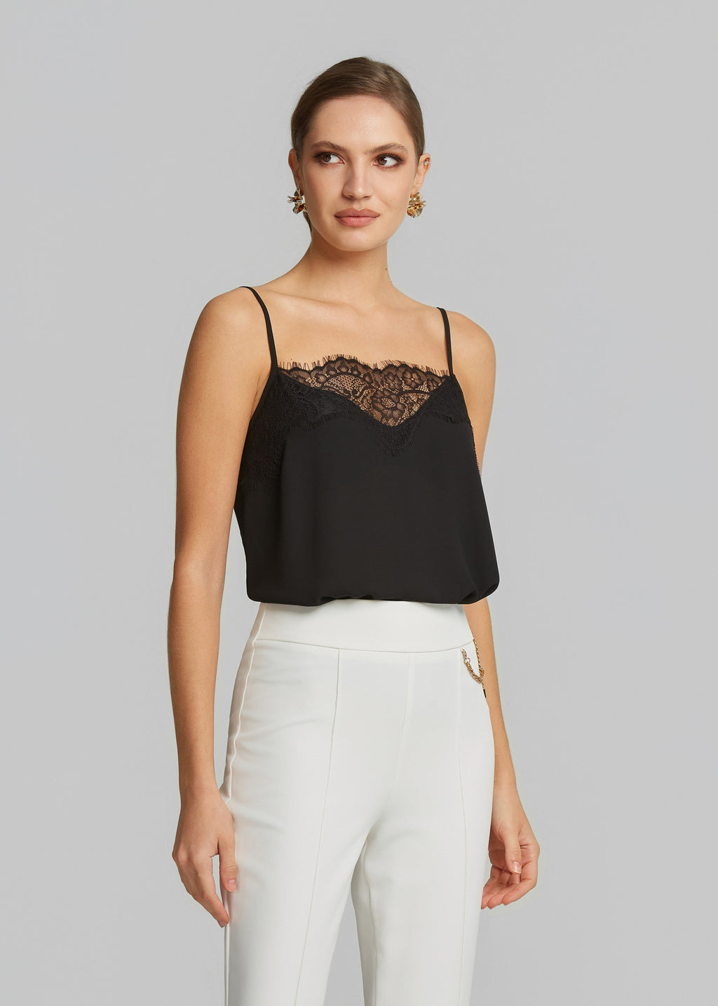 Μπλούζα lingerie με δαντέλα