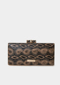 Clutch τσαντάκι snake print