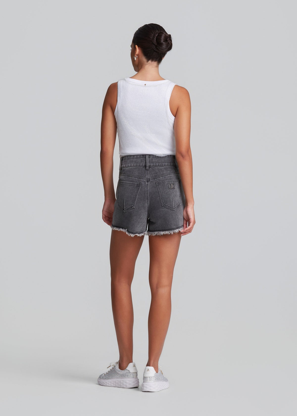 Αμάνικη ριμπ μπλούζα με δίχτυ