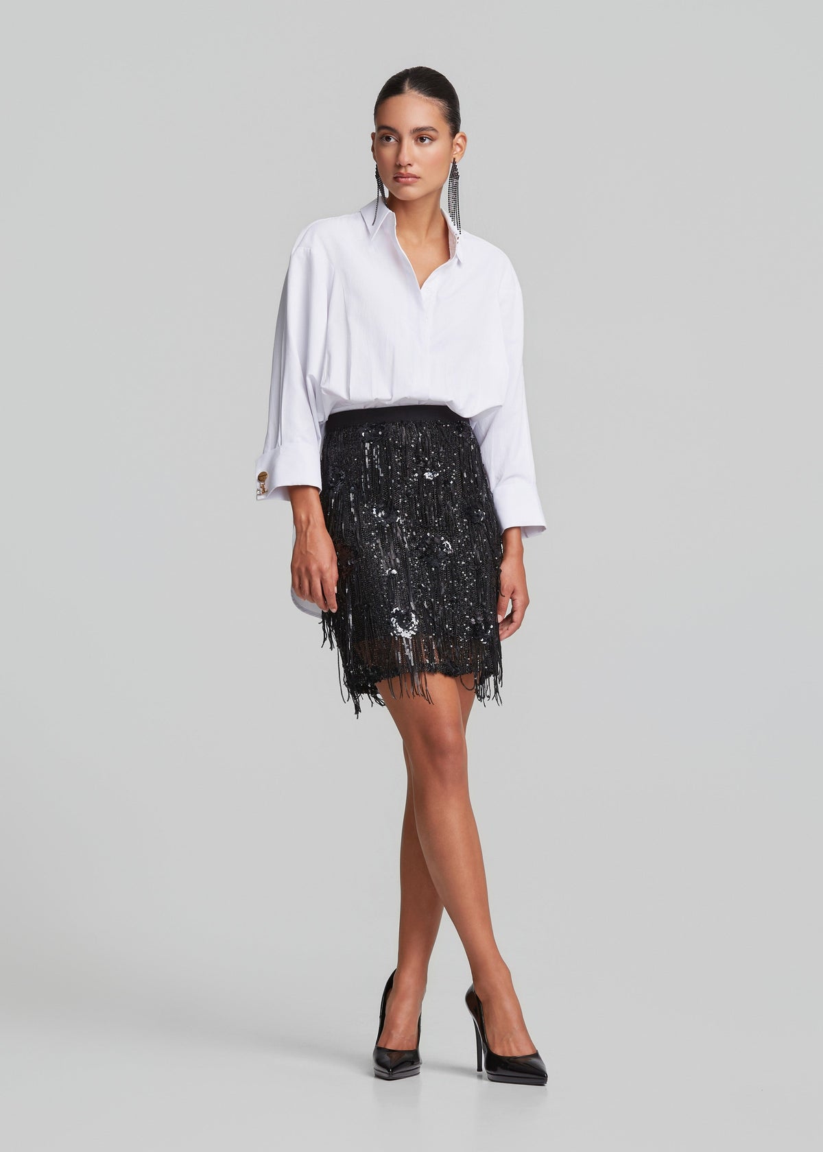 Μεσάτο πουκάμισο με peplum